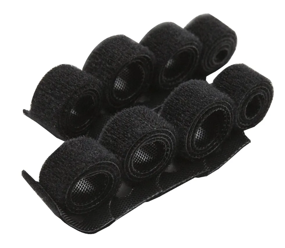 Luxorparts Kabelsamler 8-pk. Svart