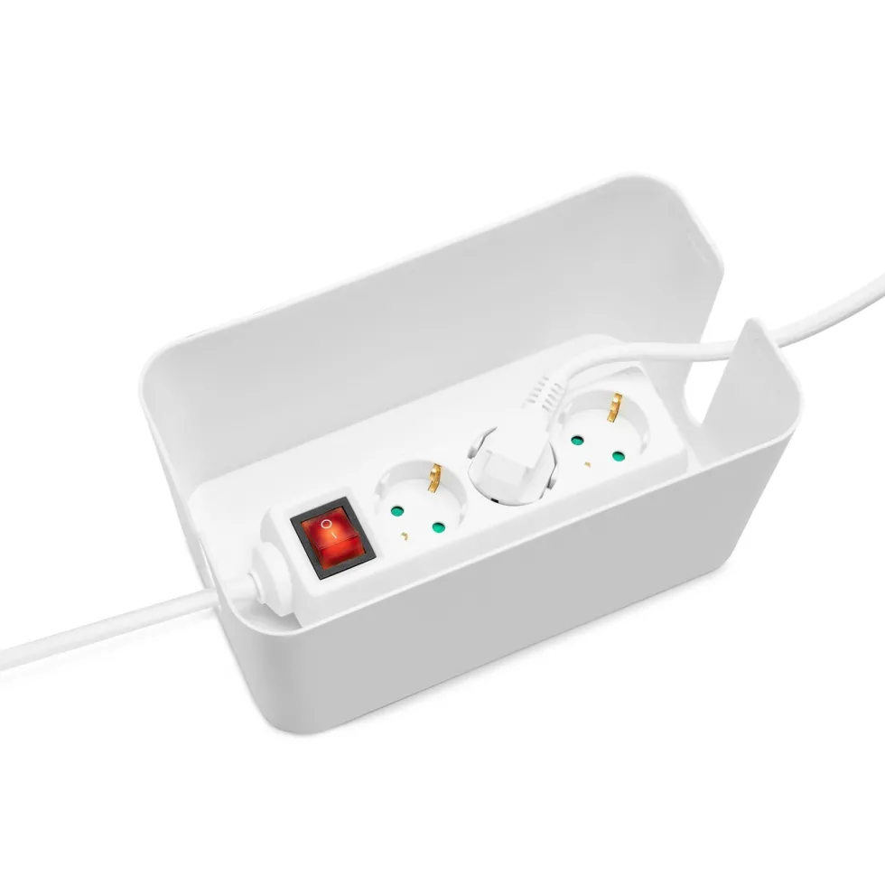 Luxorparts Kabelskjuler Mini Hvit