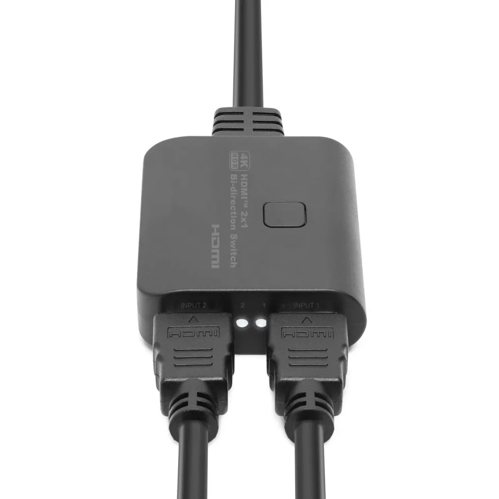 Luxorparts Kompakt 4K HDMI-switch/splitter 2-veis