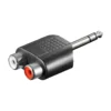 Luxorparts Lydadapter RCA til 6,3 mm