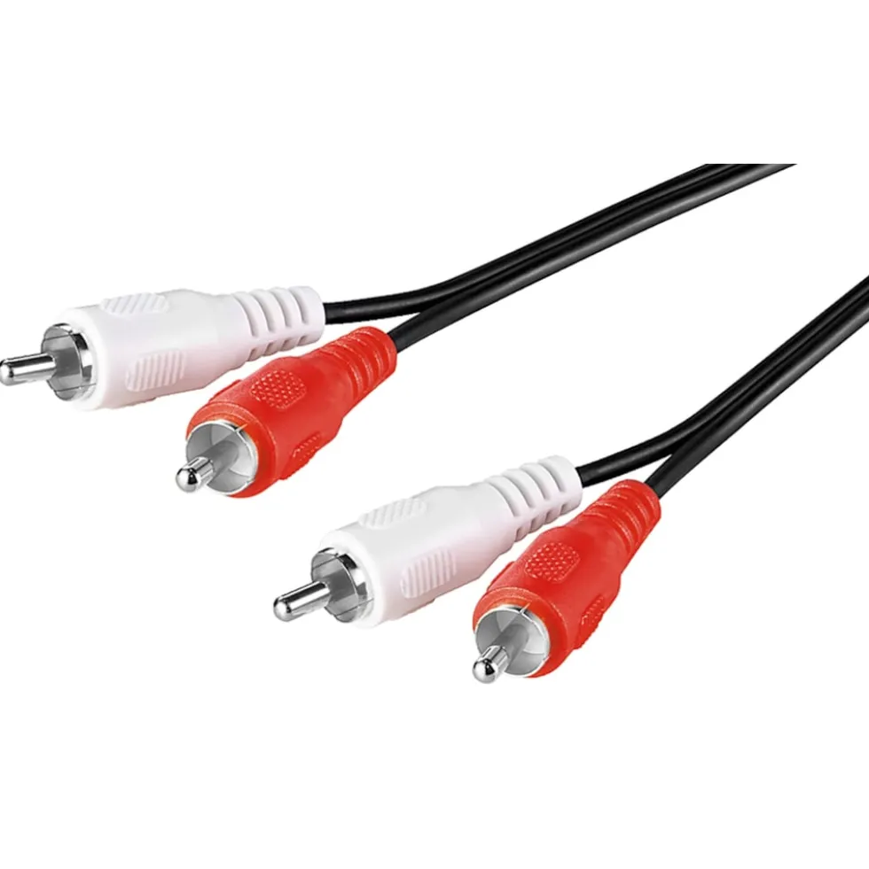 Luxorparts Lydkabel med 2 x RCA 20 m