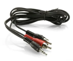 Luxorparts Lydkabel 3,5 mm til 2 x RCA 1,5 m, svart