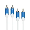 Luxorparts Lydkabel 2 x RCA 0,5 m