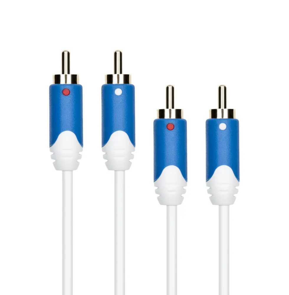 Luxorparts Lydkabel 2 x RCA 0,5 m