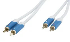 Luxorparts Lydkabel 2 x RCA 0,5 m