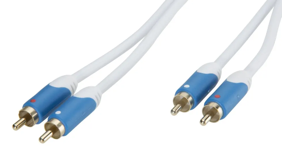 Luxorparts Lydkabel 2 x RCA 0,5 m