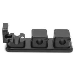 Luxorparts Magnetisk kabelklemme med base Svart (6-pk.)