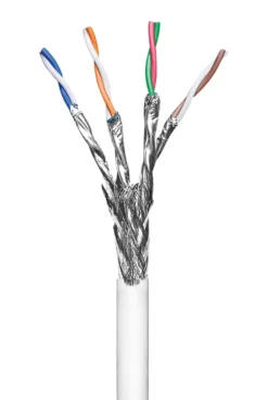 Luxorparts Myk S/FTP-nettverkskabel Cat. 6 Hvit 100 m