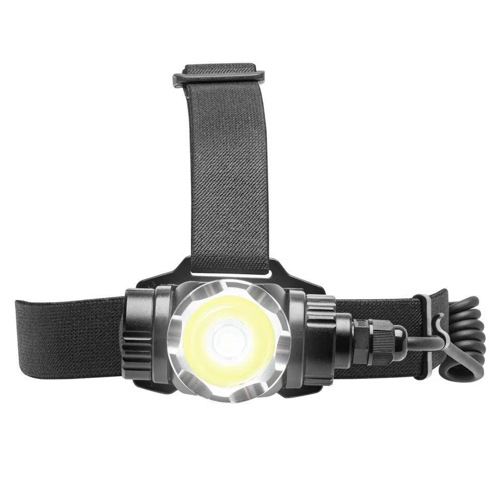 Luxorparts Oppladbar hodelykt 1000 lm
