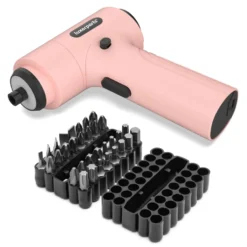 Luxorparts Oppladbar skrutrekker Rosa