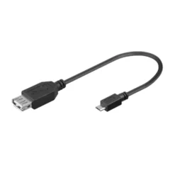 Luxorparts OTG-adapter med kabel 0,2 m