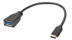Luxorparts OTG-adapter USB-C til USB-A 0,2 m