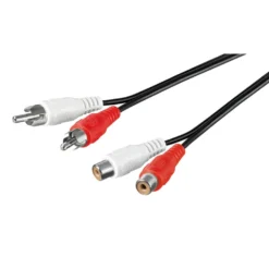 Luxorparts RCA-forlengelseskabel, 2 x RCA 1,5 m