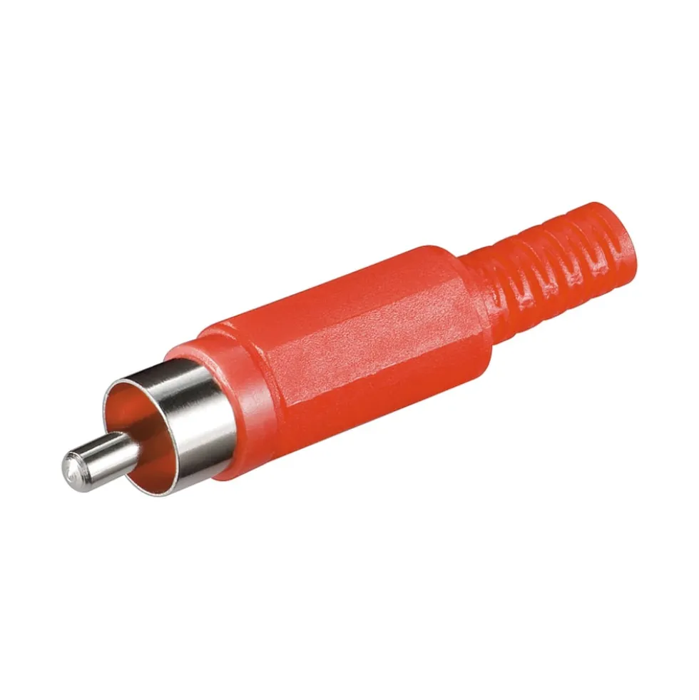 Luxorparts RCA-kontakt, hann Rød
