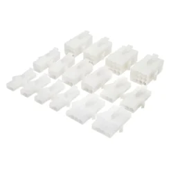 Luxorparts Sortimentboks med kontaktpar med hurtiglås 12-pk.