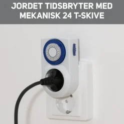 Luxorparts Tidsbryter 24 t jordet 2-pk.