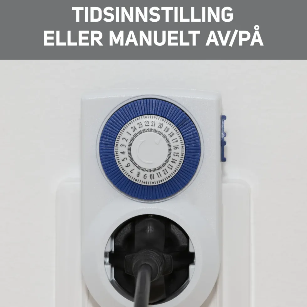 Luxorparts Tidsbryter 24 t jordet 2-pk.