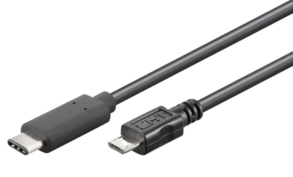 Luxorparts Tilkoblingskabel USB-C til Micro-USB 1 m