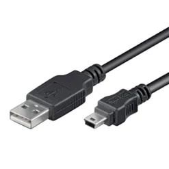 Luxorparts USB-A- til Mini USB-kabel Svart 1,8 m