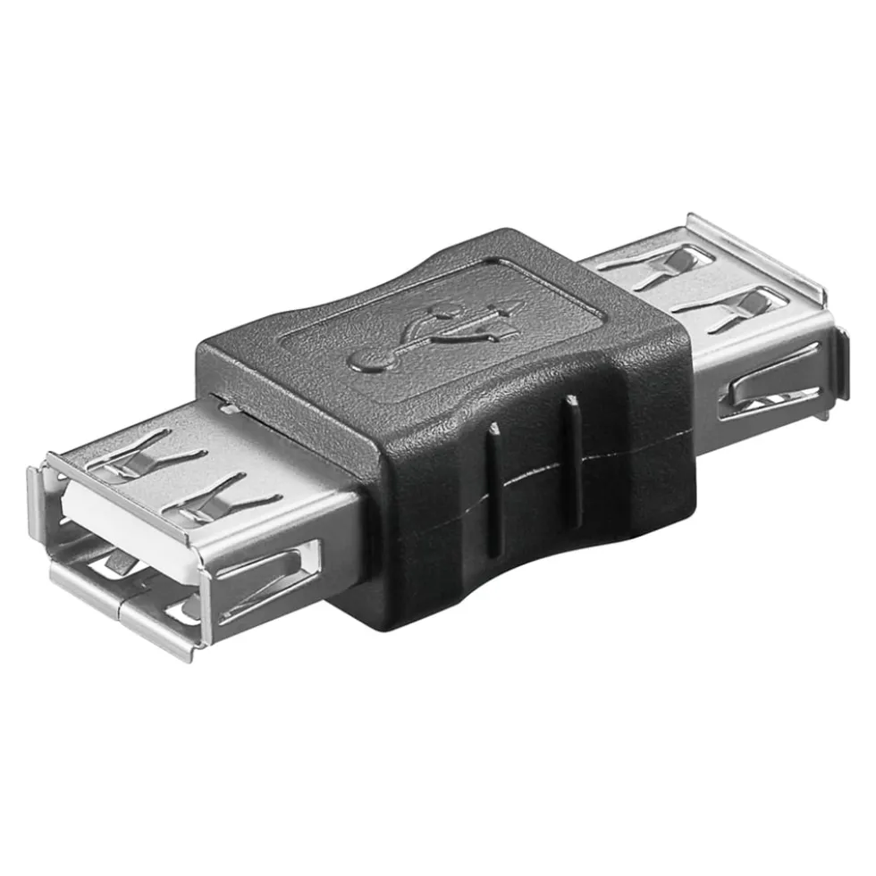 Luxorparts USB-skjøteadapter USB-A-hunn til USB-A-hunn
