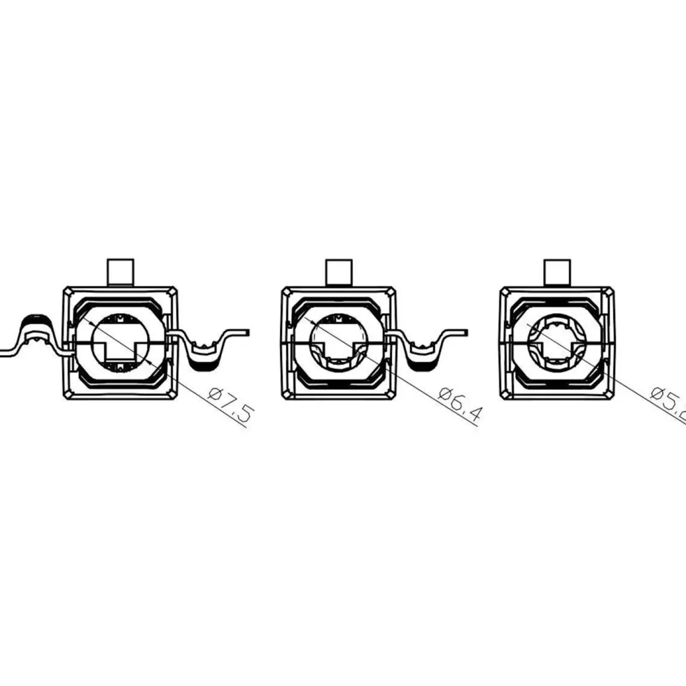 Luxorparts Verktøyfri RJ45-kontakt Cat. 6