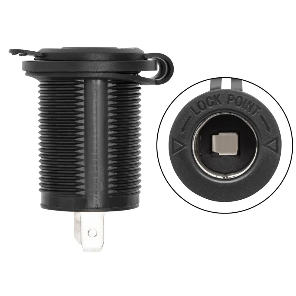 Luxorparts 12 V-uttak for panelmontering
