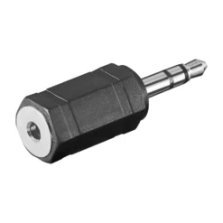 Lydadapter 2,5 mm til 3,5 mm, stereo