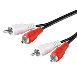 Lydkabel med 2x RCA 0,5 m