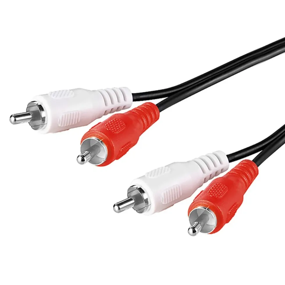 Lydkabel med 2x RCA 10 m