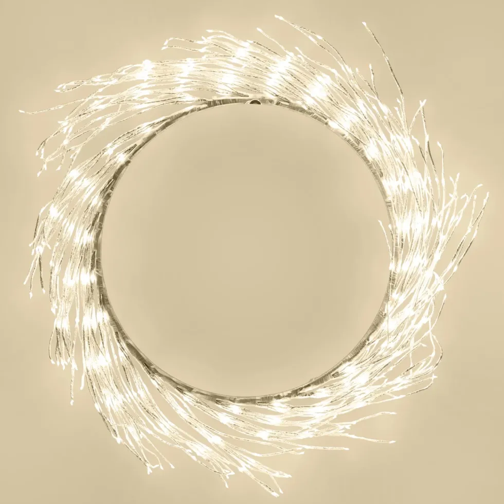 Lyskrans Ring 936 LED Ø50 cm (sølv)