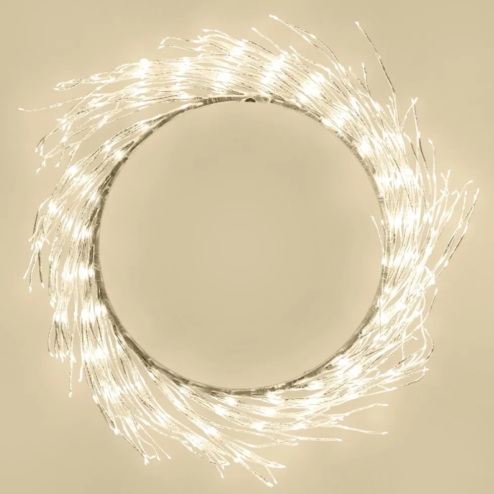 Lyskrans Ring 936 LED Ø50 cm (sølv)