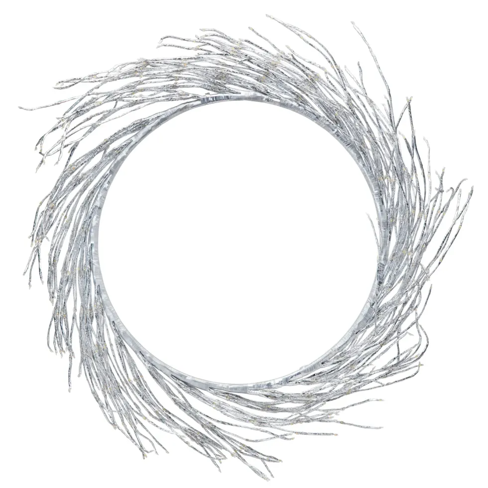 Lyskrans Ring 936 LED Ø50 cm (sølv)