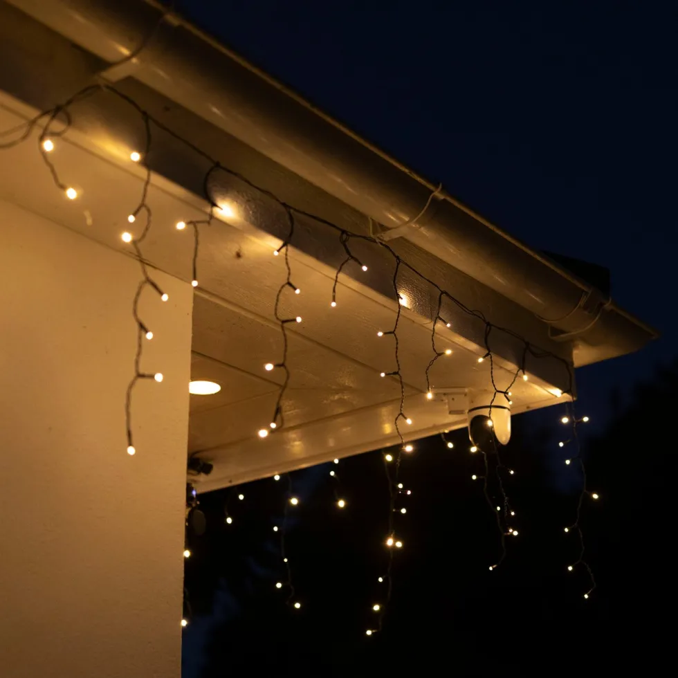 Lyslenke Istapp 360 LED 10,65 m (klar)