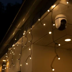 Lyslenke Istapp 360 LED 10,65 m (svart)