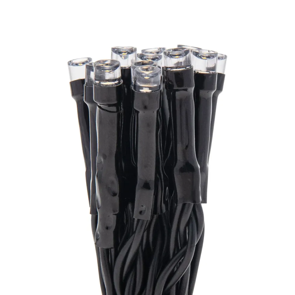 Lyslenke Istapp 360 LED 10,65 m (svart)