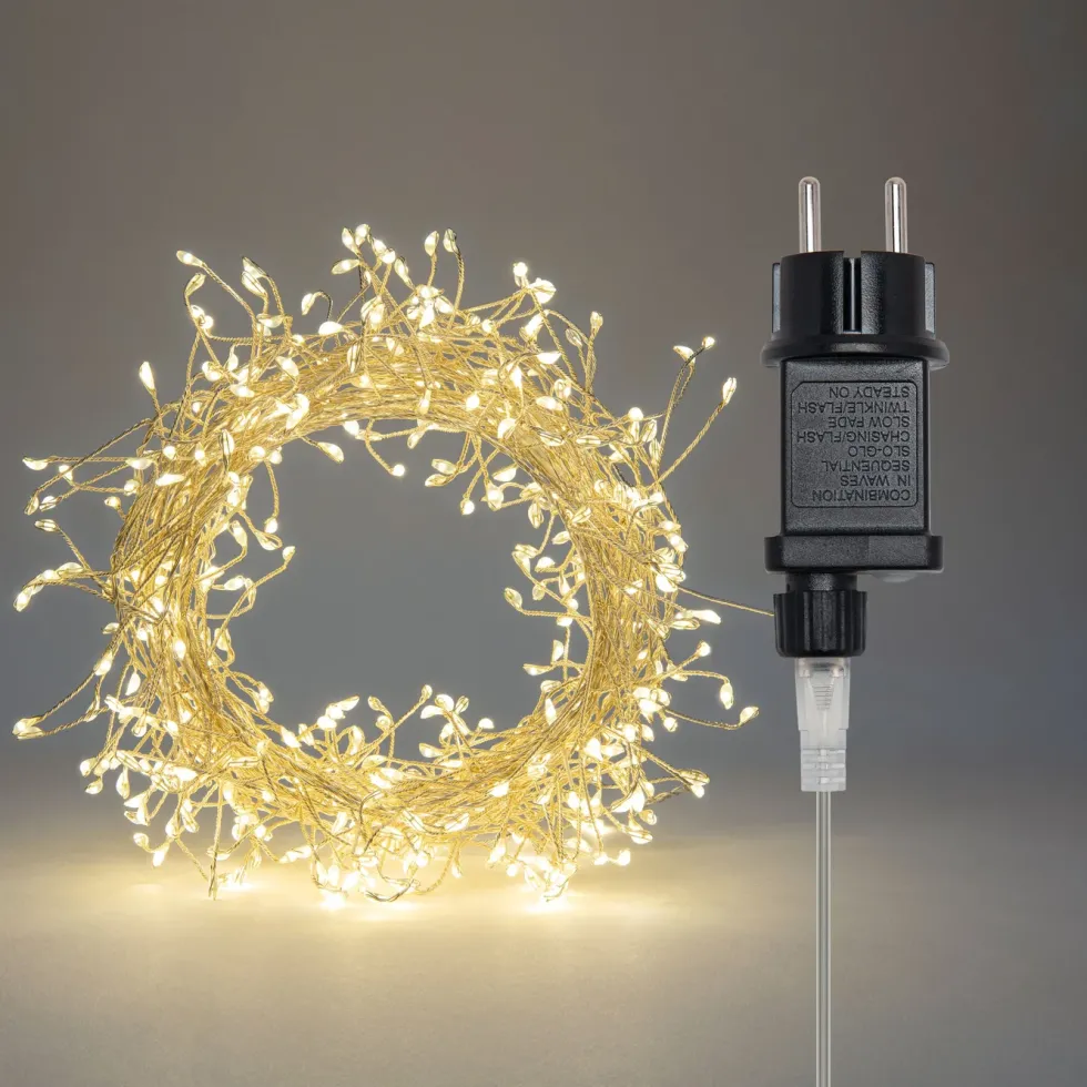 Lyslenke Klynge 460 LED 5 m (sølv)