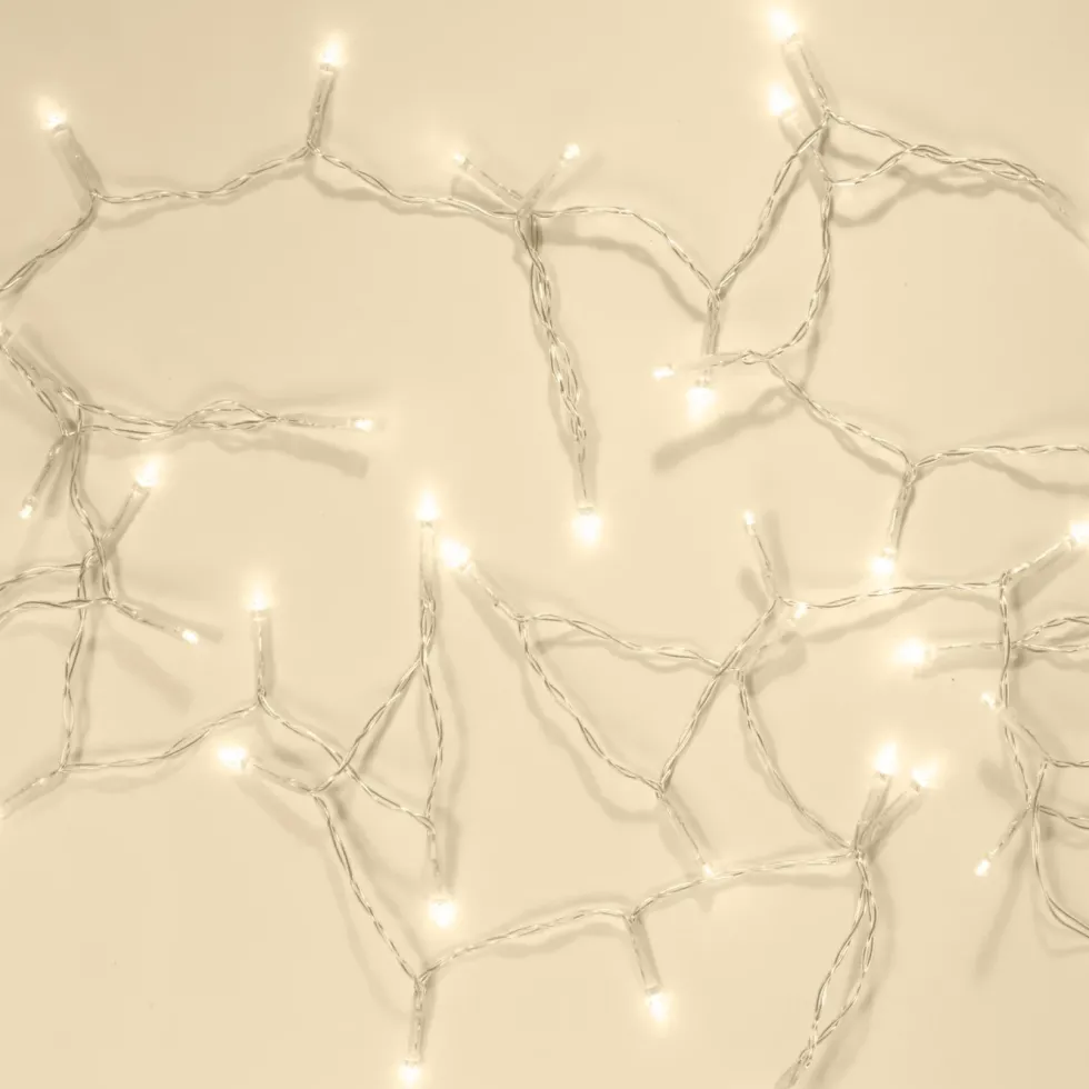 Lyslenke 48 LED 3,5 m, batteridrevet (klar)