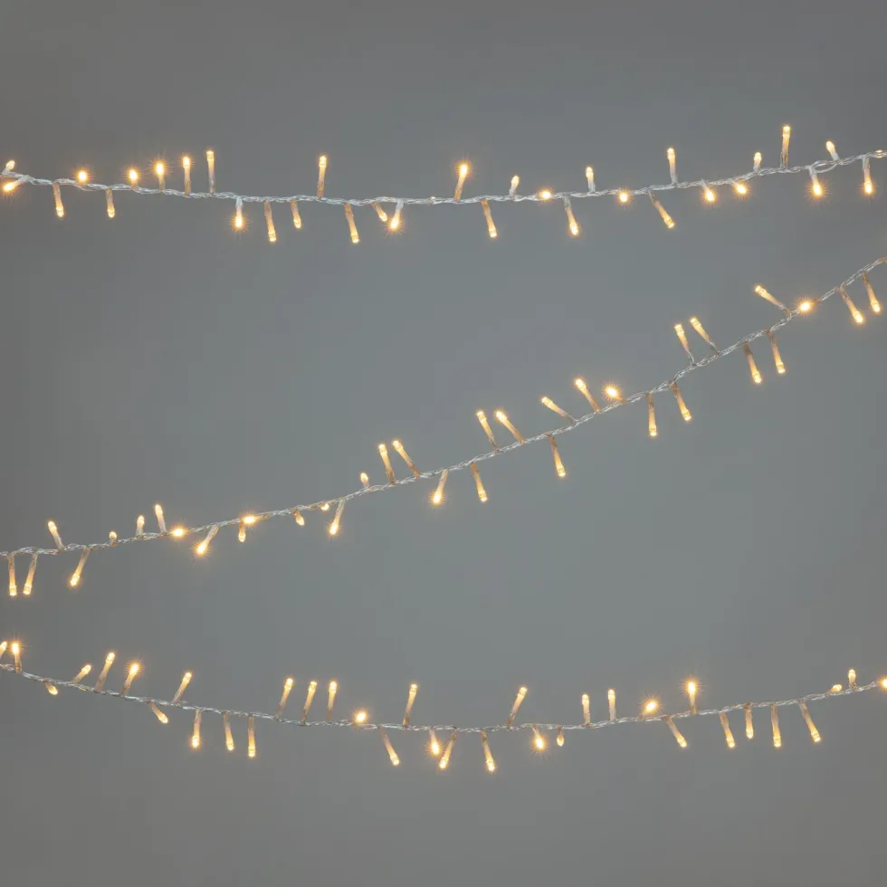 Lyslenke 48 LED 3,5 m, batteridrevet (klar)