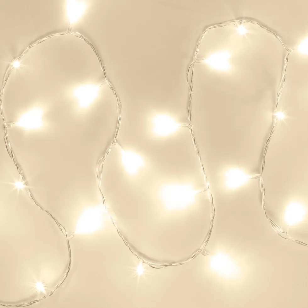 Lyslenke 240 LED 18 m (klar)
