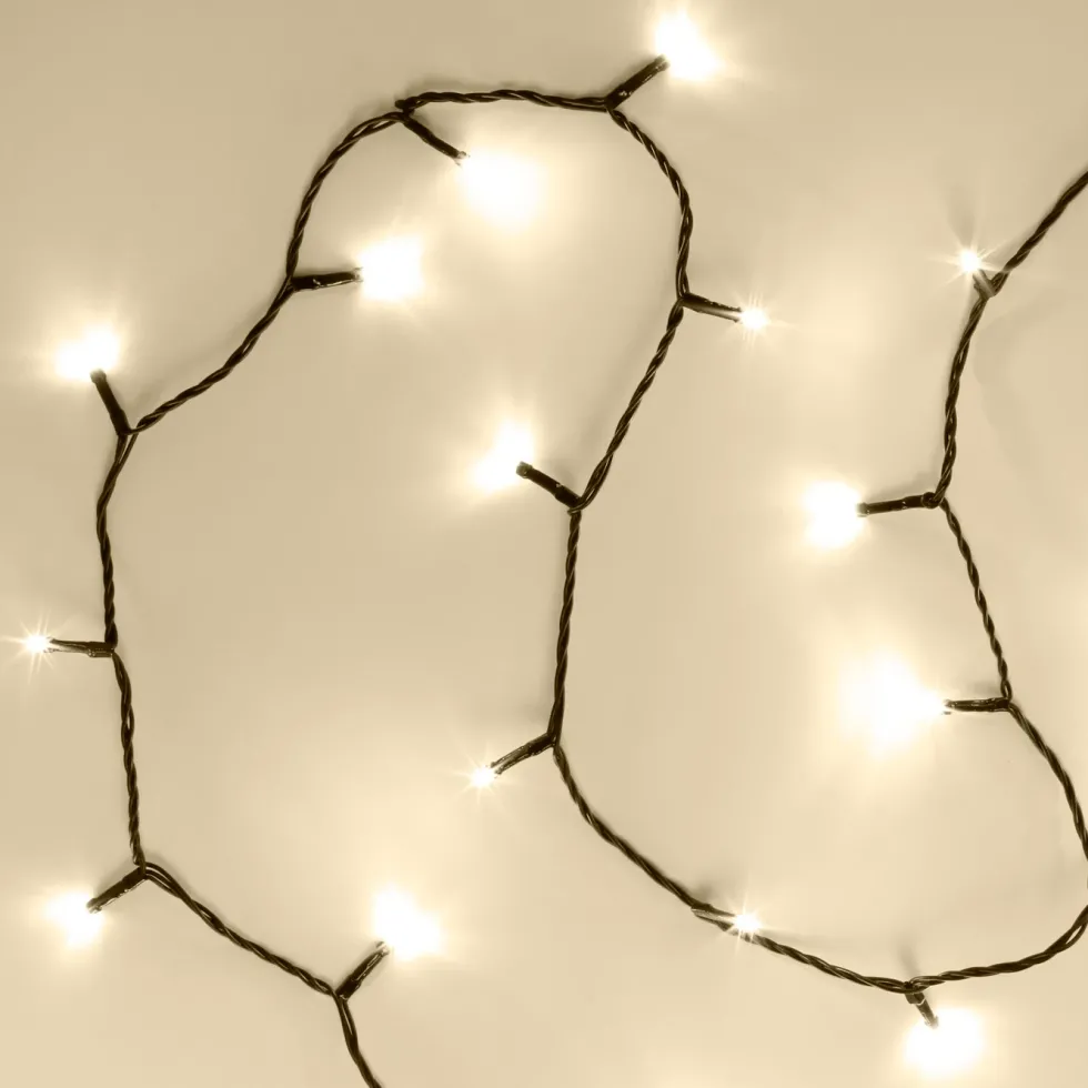 Lyslenke 240 LED 18 m (svart)