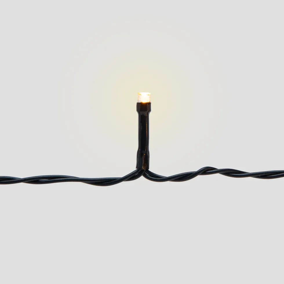 Lyslenke 2000 LED 40 m (svart)
