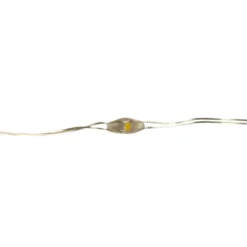 Lyslenke Micro 40 LED 1,95 m, batteridrevet (sølv)