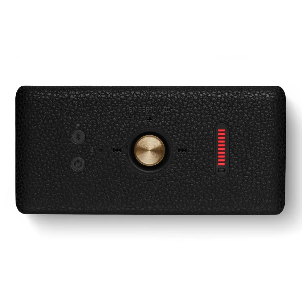 Marshall Emberton III Bluetooth-høyttaler Black and Brass