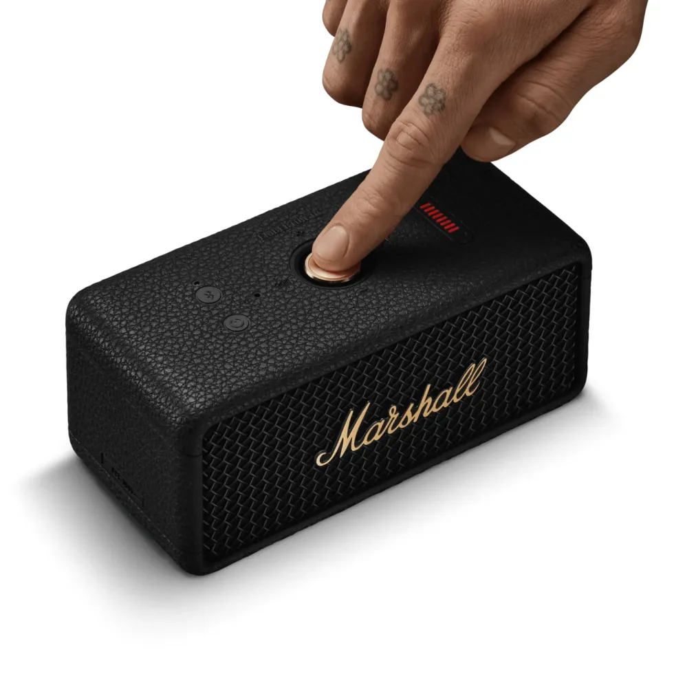 Marshall Emberton III Bluetooth-høyttaler Black and Brass