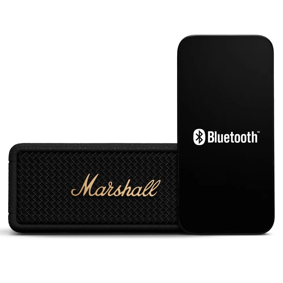 Marshall Emberton III Bluetooth-høyttaler Black and Brass