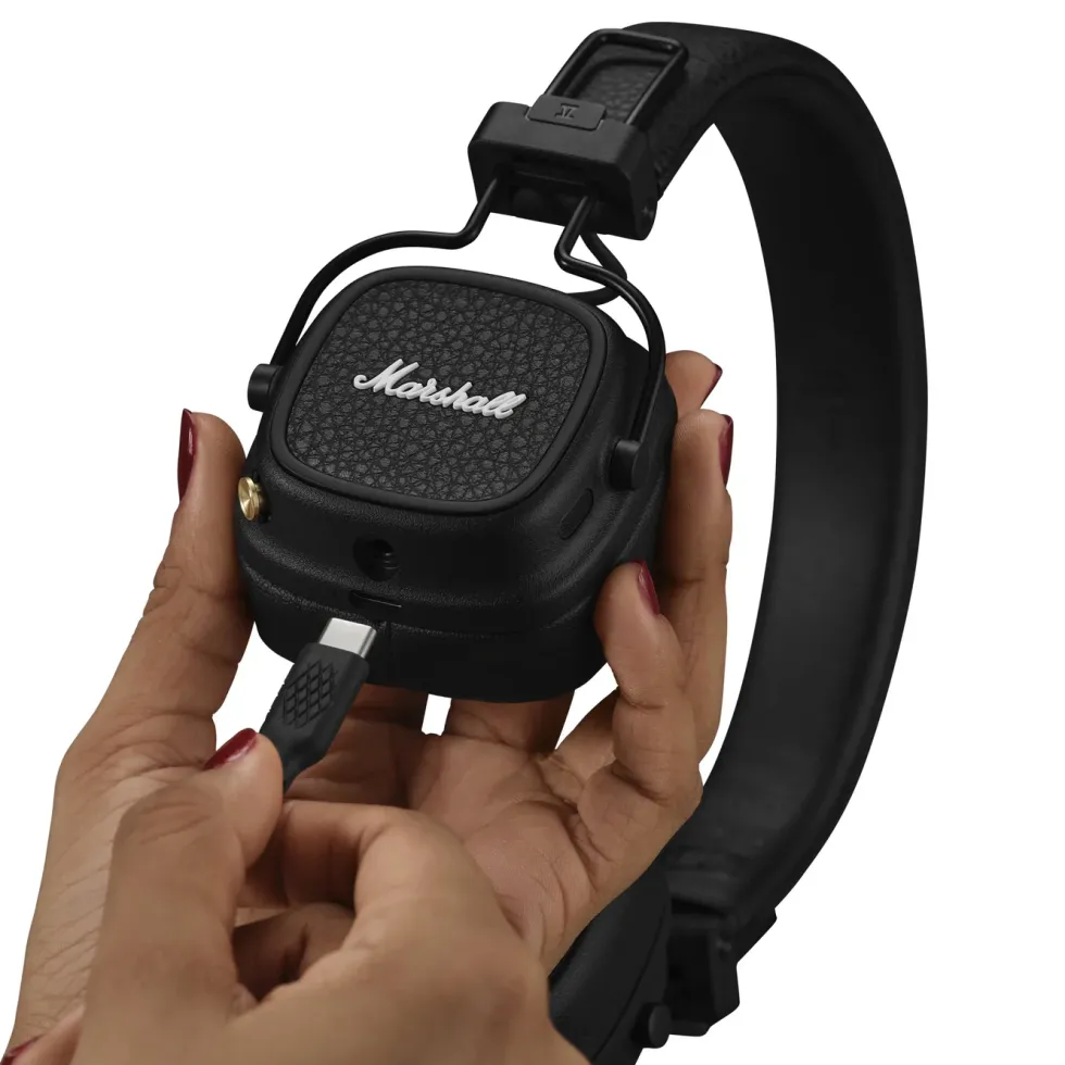Marshall Major V trådløse on-ear-hodetelefoner Black