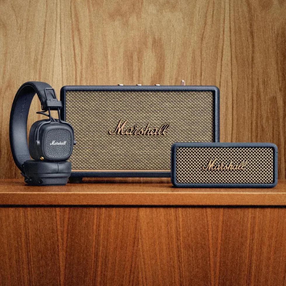 Marshall Major V trådløse on-ear-hodetelefoner Midnight Blue