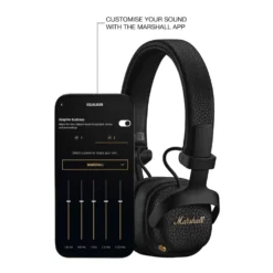 Marshall Milton A.N.C. støyreduserende on-ear-hodetelefoner Svart