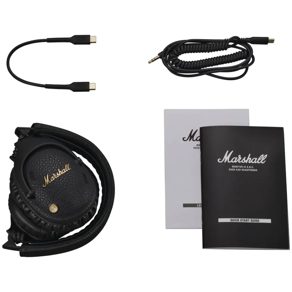 Marshall Monitor III A.N.C. Trådløse over-ear-hodetelefoner - Svart