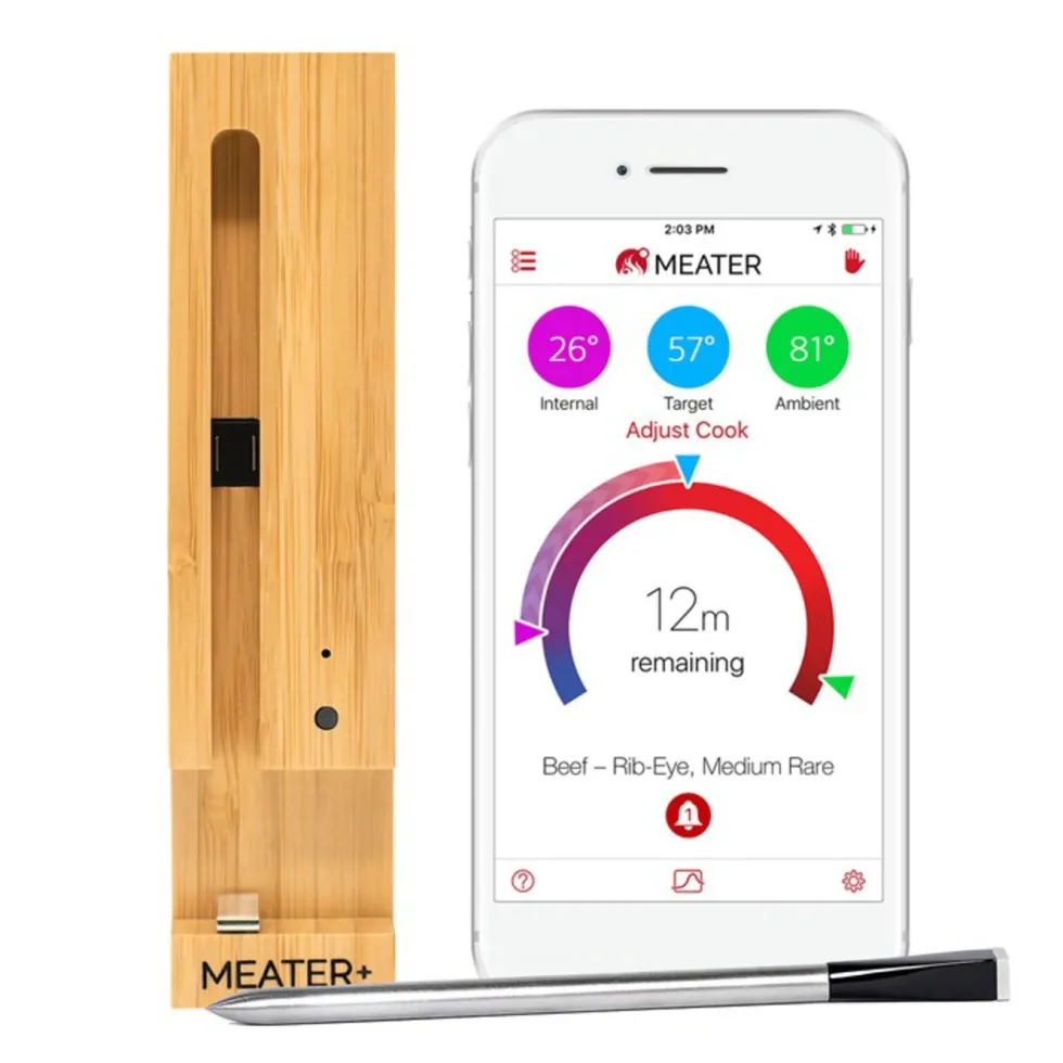 Meater + Trådløst grilltermometer og repeater for mobilen